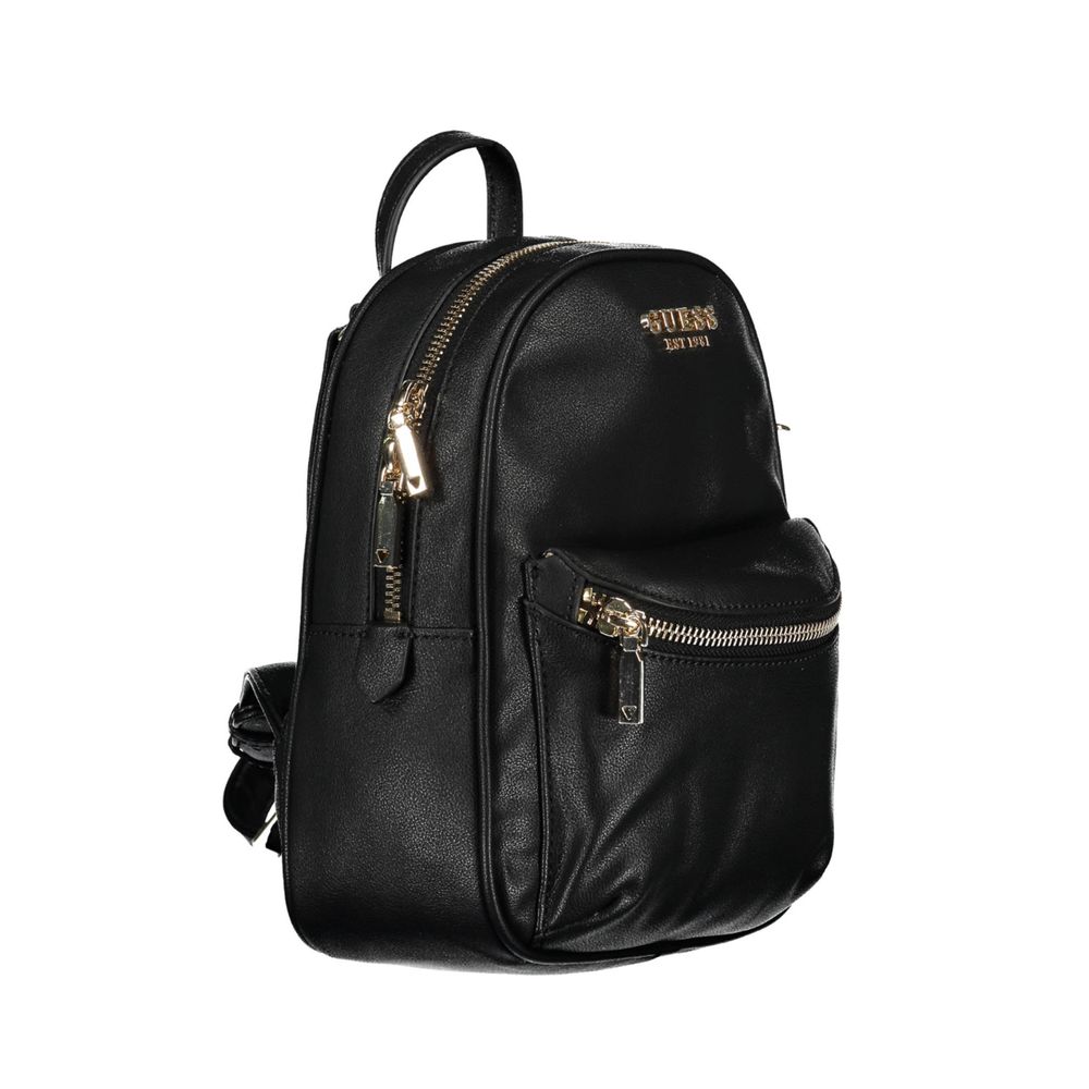 Guess Jeans Black Polyethylene Backpack
