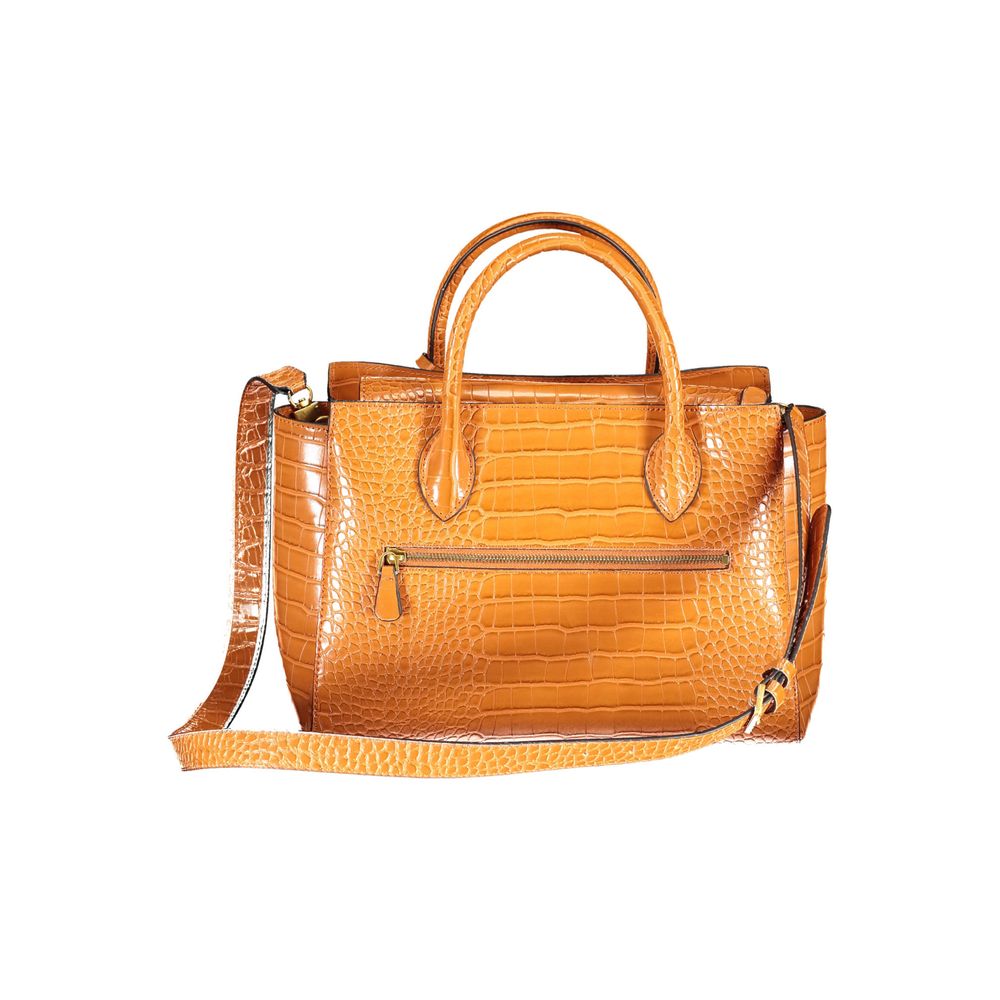 Guess Jeans Orange Polyethylene Handbag