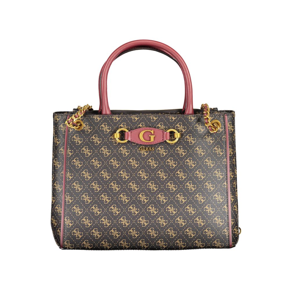 Guess Jeans Brown Polyethylene Handbag