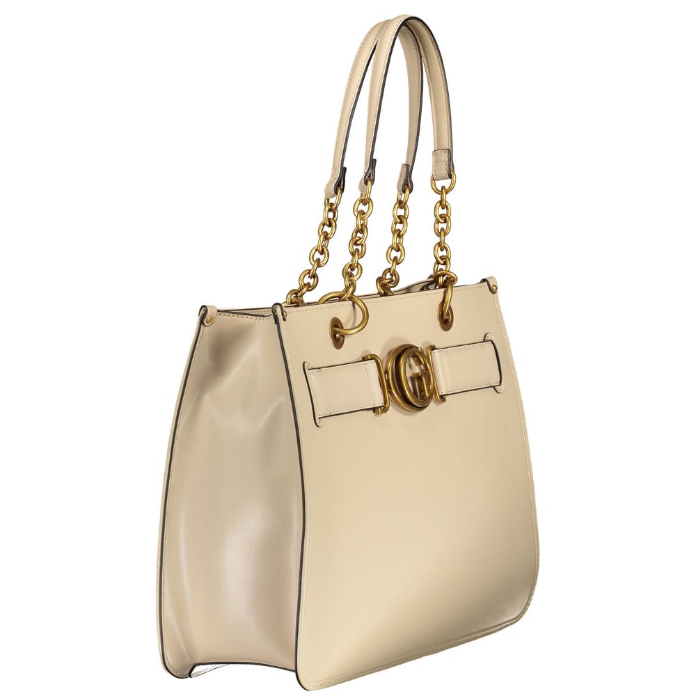 Guess Jeans Beige Polyethylene Handbag