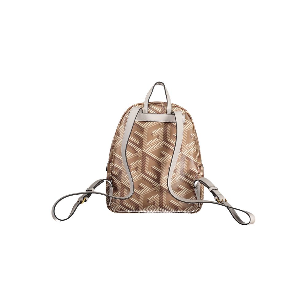 Guess Jeans Brown Polyethylene Backpack