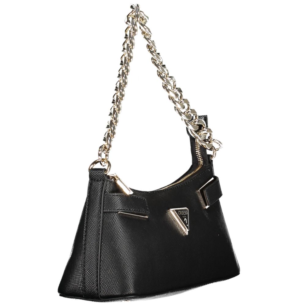 Guess Jeans Black Polyethylene Handbag