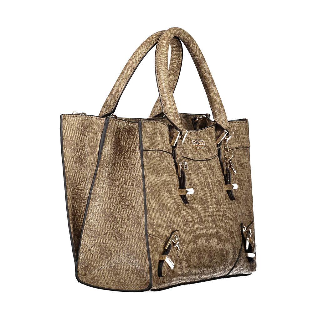 Guess Jeans Beige Polyethylene Handbag