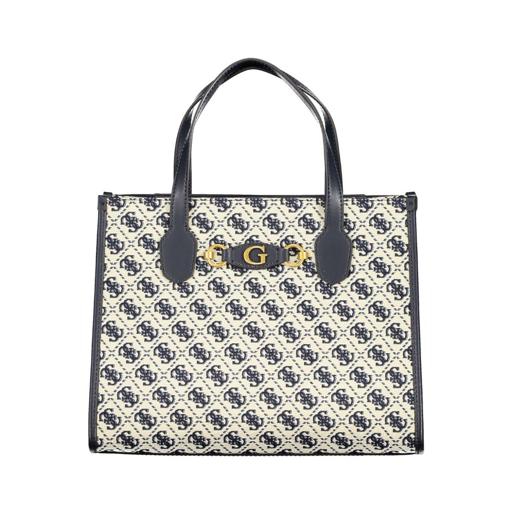 Guess Jeans Blue Polyester Handbag