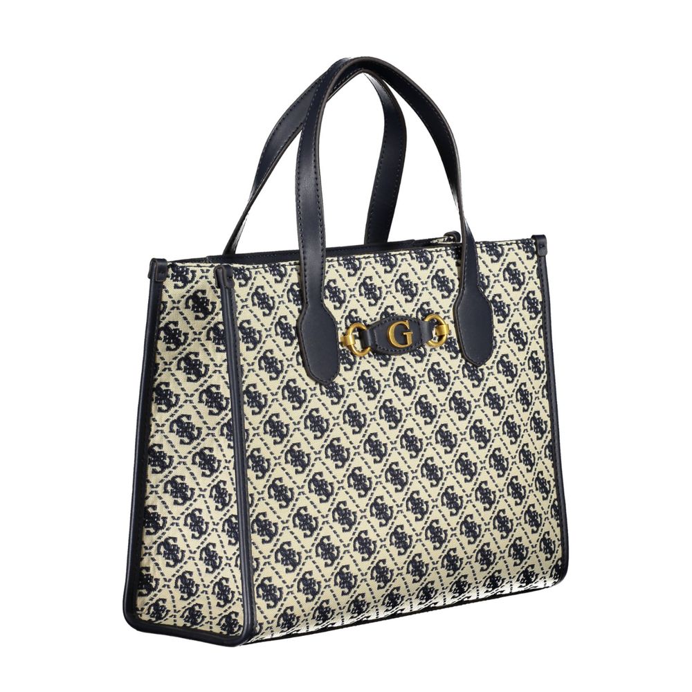 Guess Jeans Blue Polyester Handbag