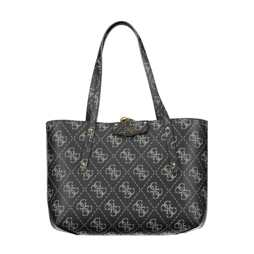 Guess Jeans Black Polyethylene Handbag
