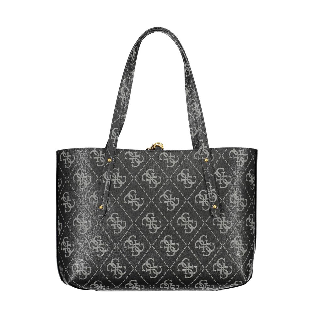 Guess Jeans Black Polyethylene Handbag