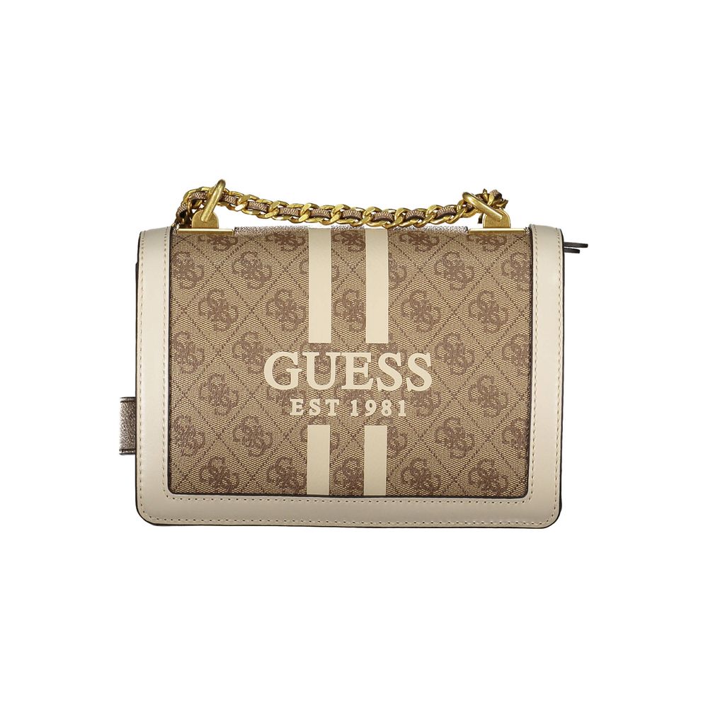 Guess Jeans Beige Polyethylene Handbag
