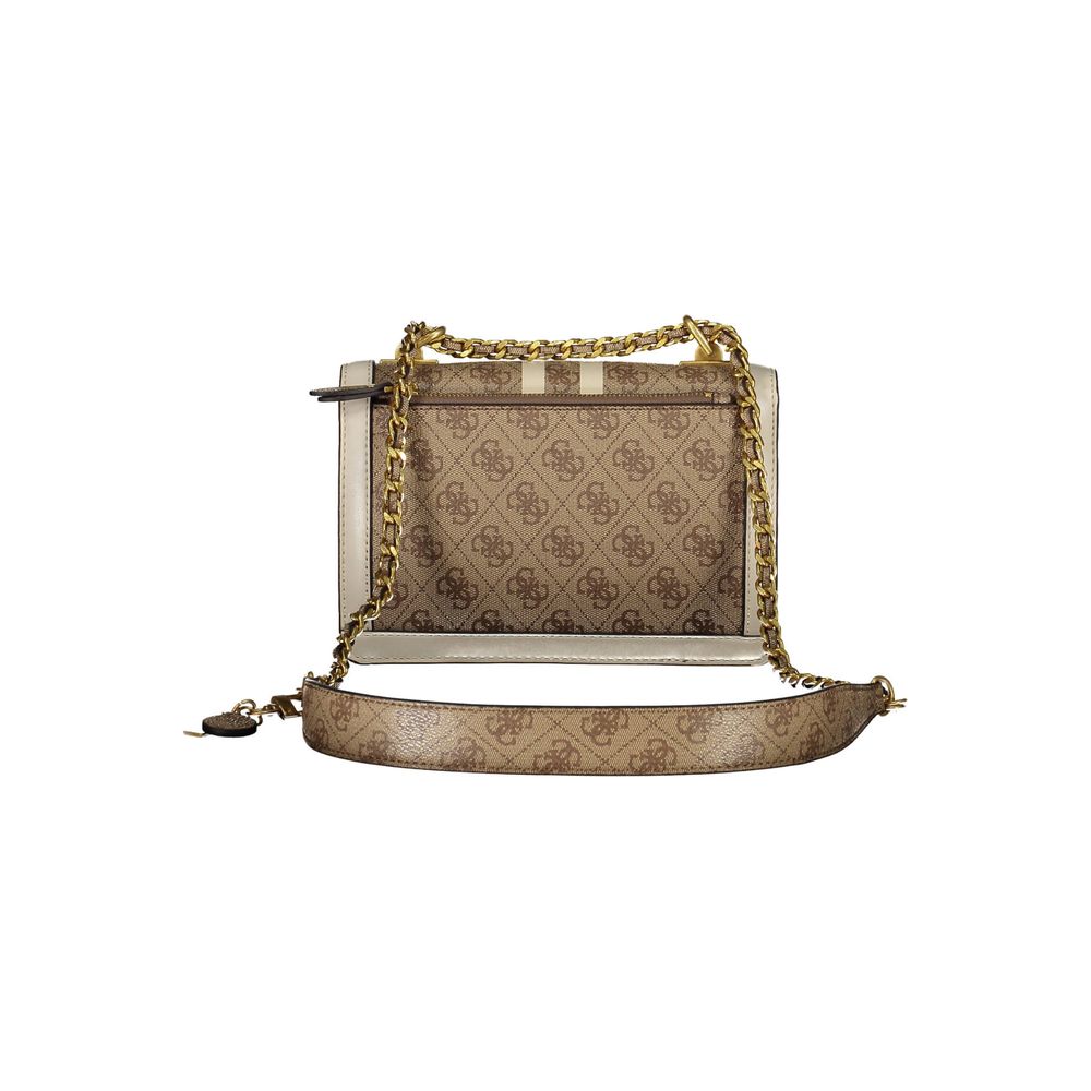Guess Jeans Beige Polyethylene Handbag