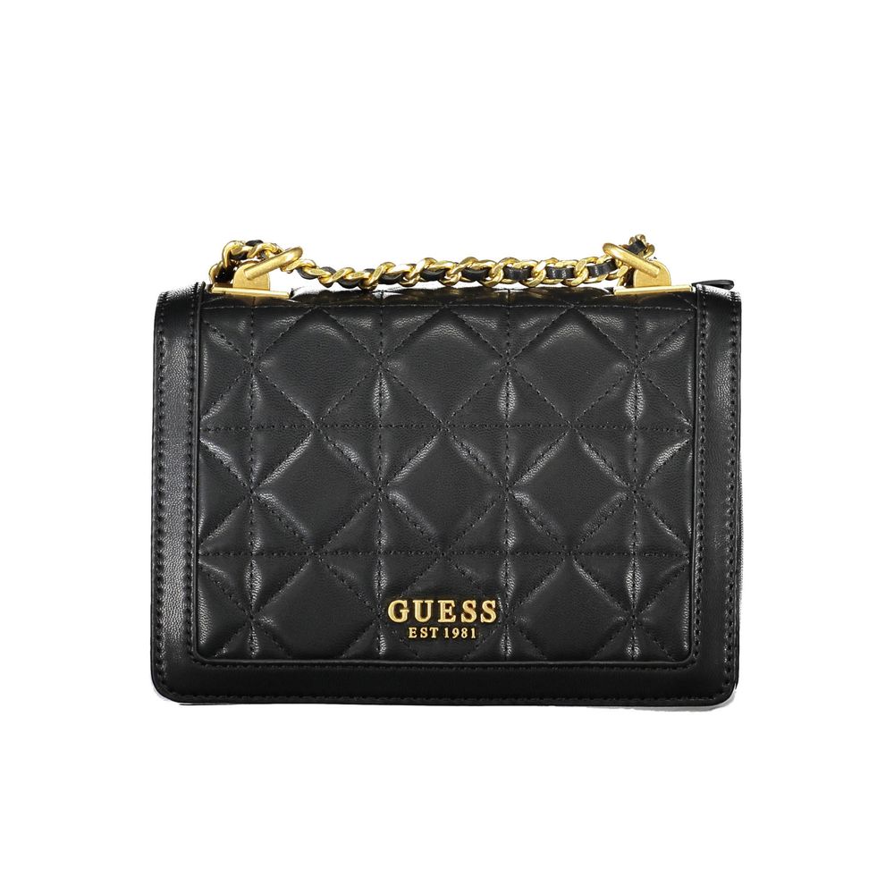 Guess Jeans Black Polyethylene Handbag