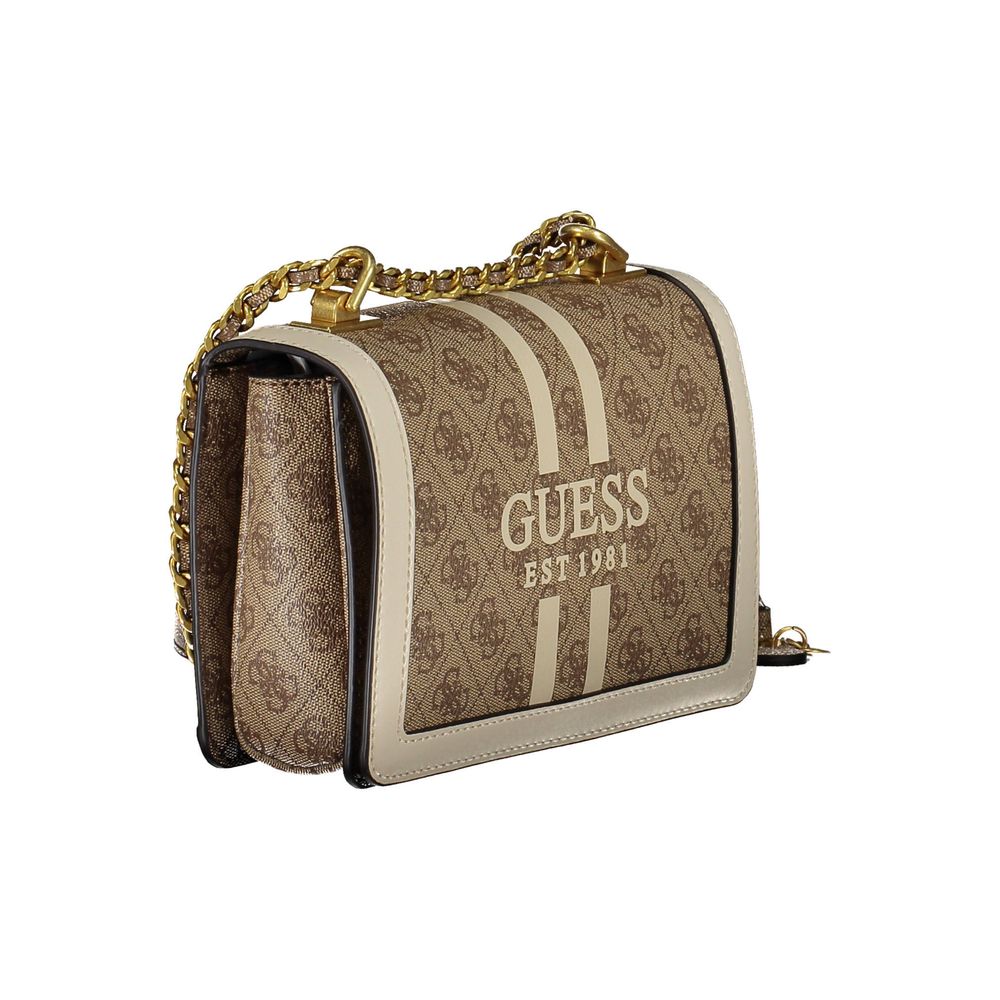 Guess Jeans Beige Polyethylene Handbag