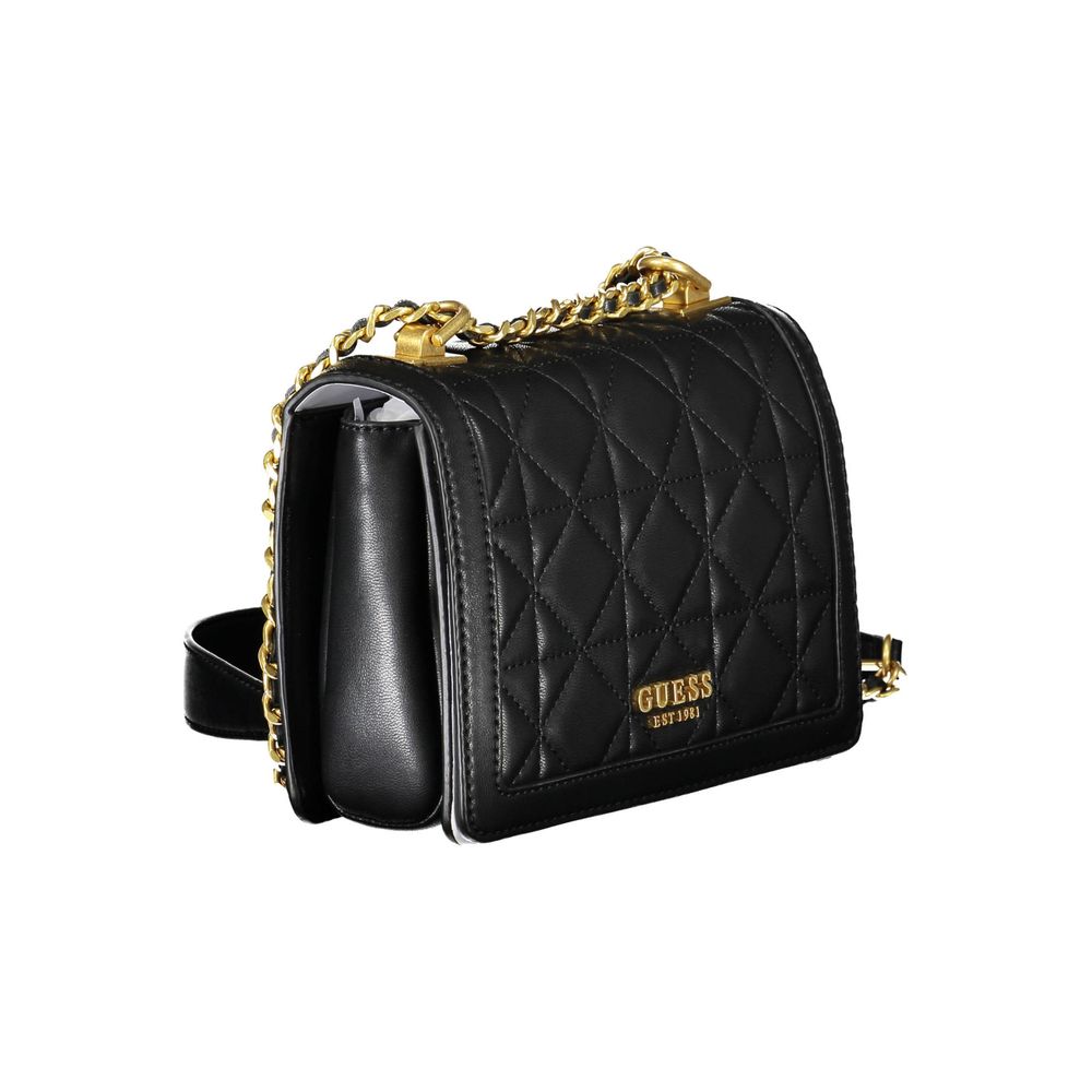 Guess Jeans Black Polyethylene Handbag