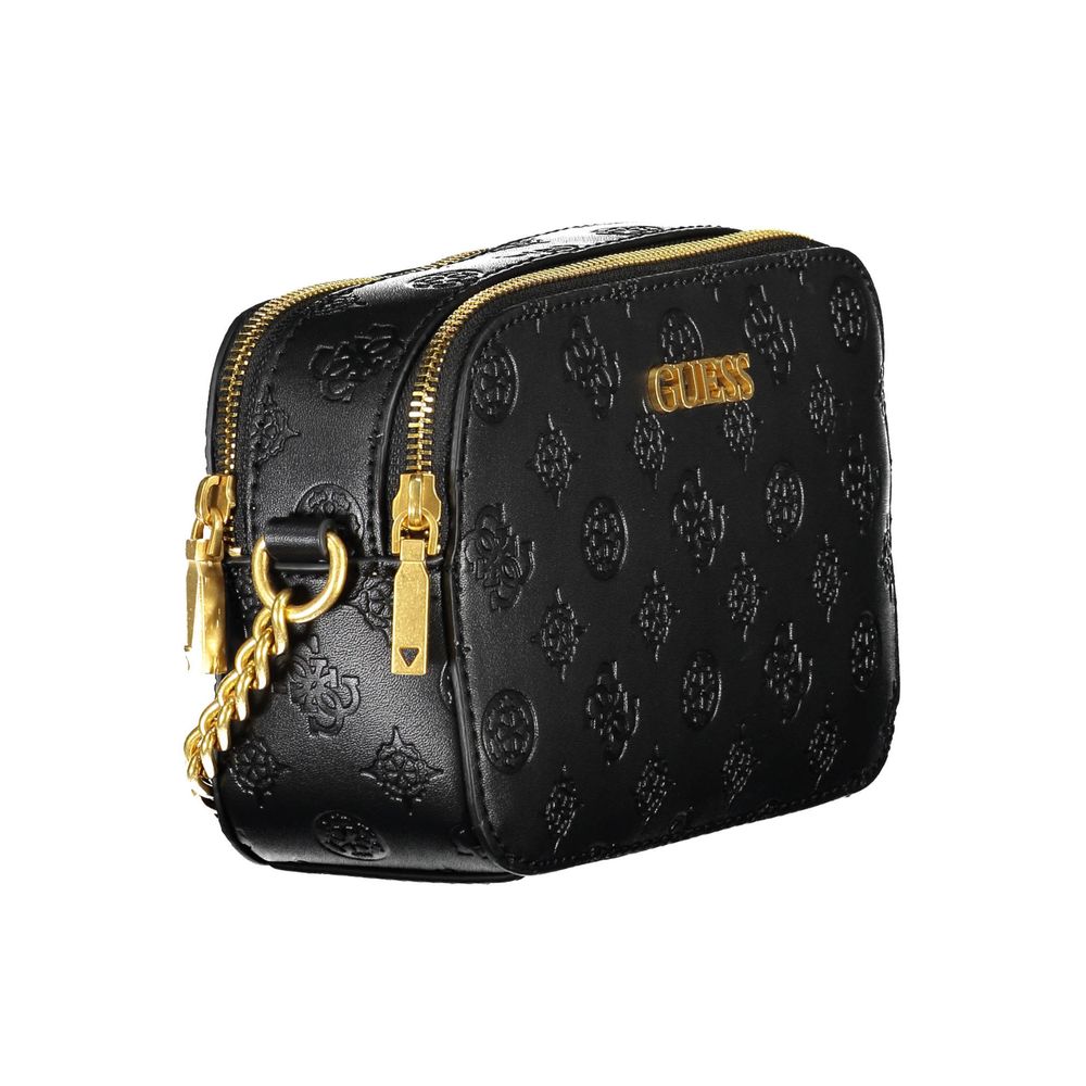 Guess Jeans Black Polyethylene Handbag
