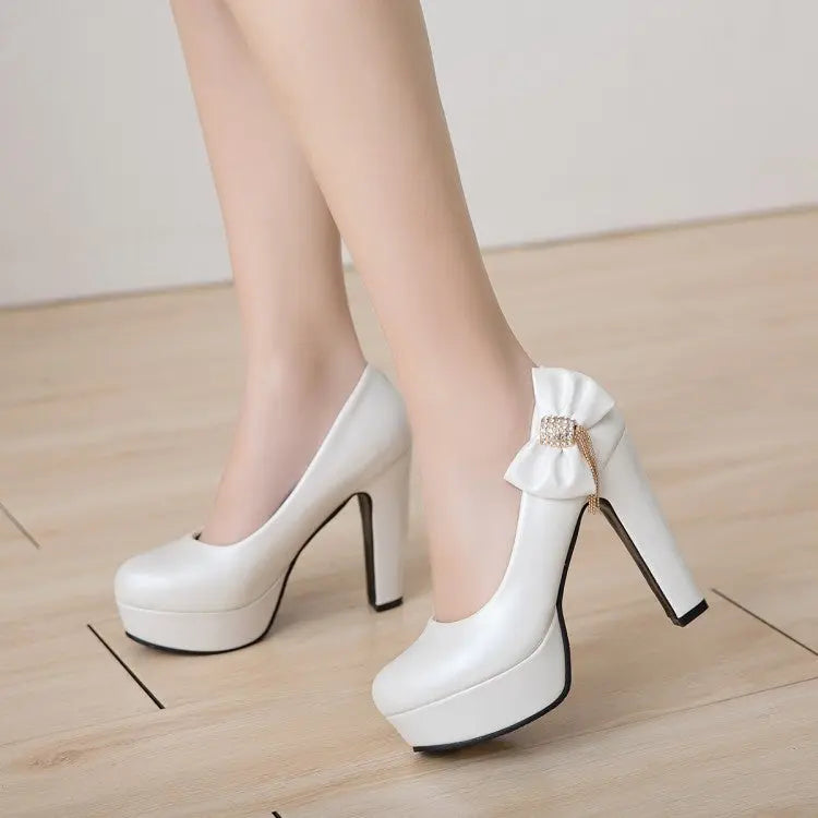 Bow high heels My Store