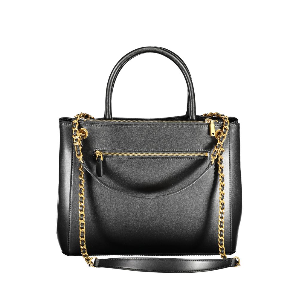 Guess Jeans Black Polyethylene Handbag