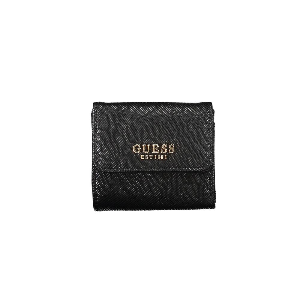 Guess Jeans Black Polyethylene Wallet