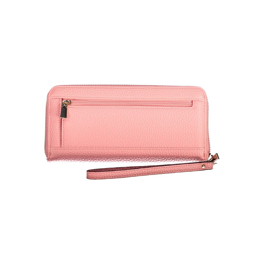 Guess Jeans Pink Polyethylene Wallet