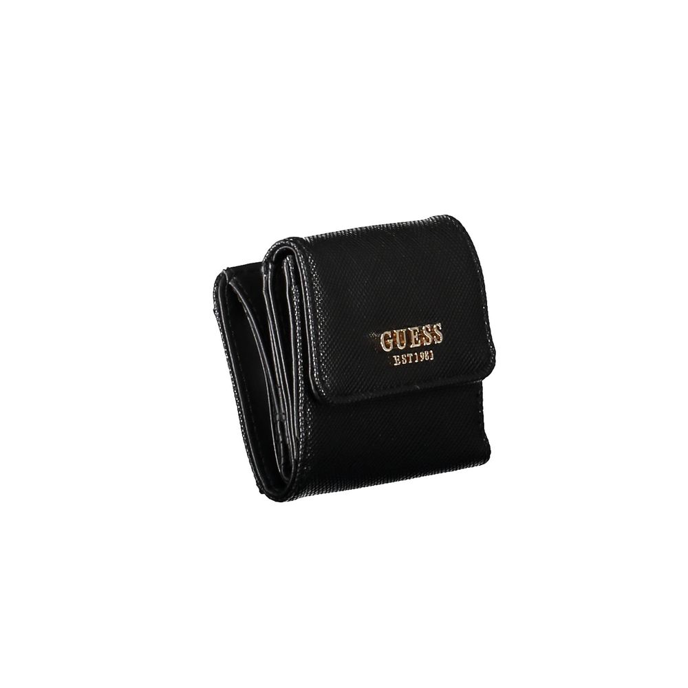 Guess Jeans Black Polyethylene Wallet