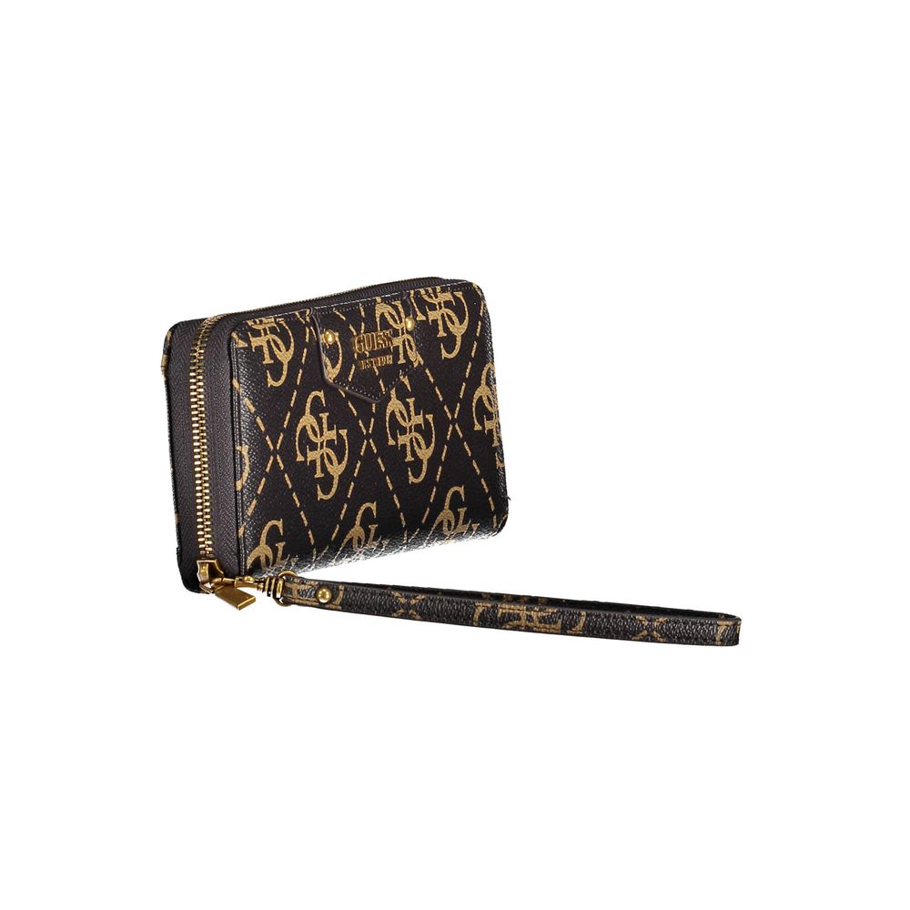 Guess Jeans Brown Polyethylene Wallet