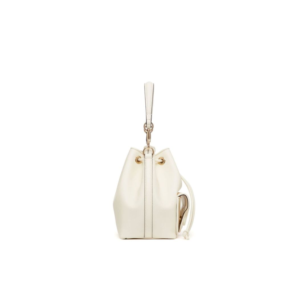 Valentino Garavani Locò Leather Bucket Bag