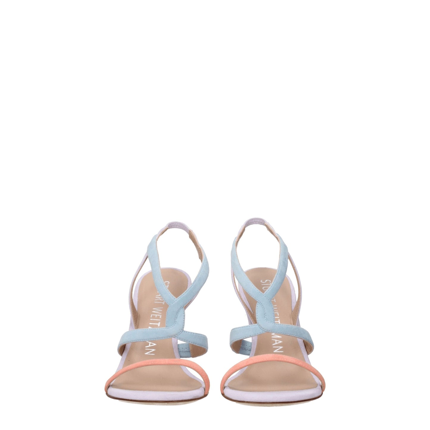 Stuart Weitzman Multicolor Leather Stiletto Heels Sandals