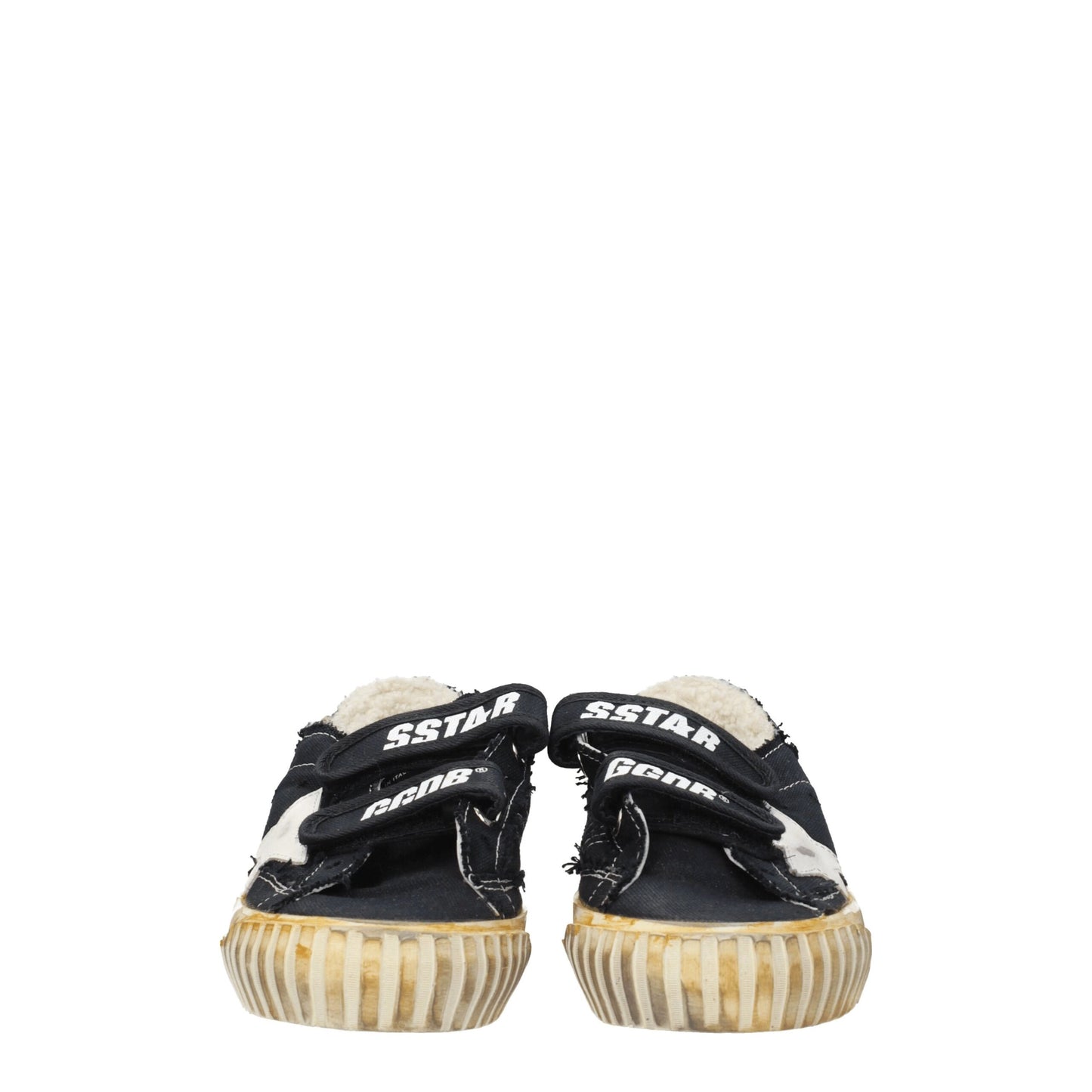 Golden Goose Black Fabric Sneakers