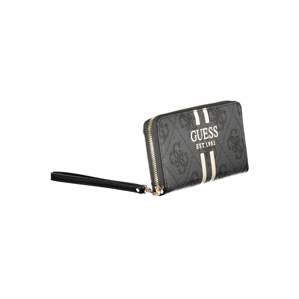Guess Jeans Black Polyethylene Women Wallet