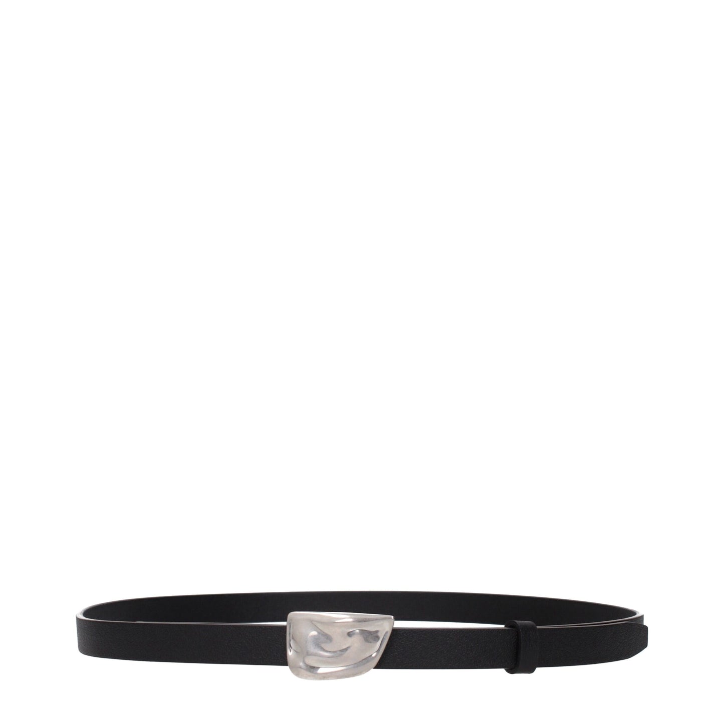 Burberry Black Leather Regular Belts