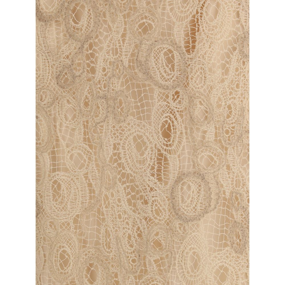 Fabiana Filippi Macramé lace midi Skirt