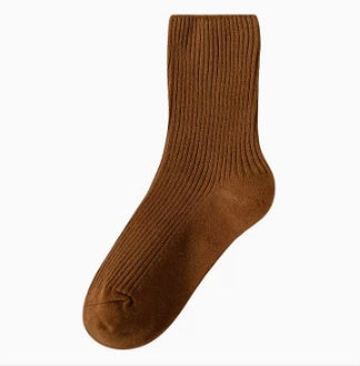 Khaki Socks For Women In Spring And Autumn