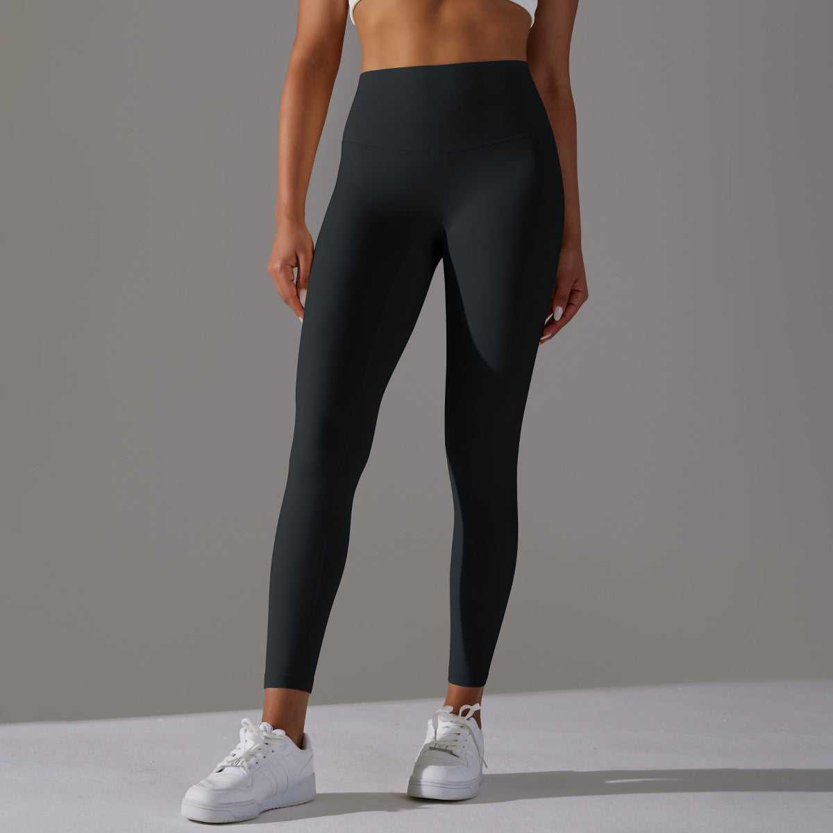 Double-sided Sanding Nude Feel Breathable Cropped Pants Hip Lifting Peach Sports Fitness Yoga Pants