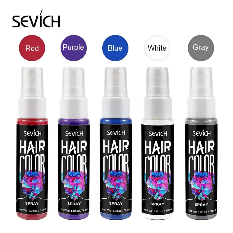 Hair Color Spray Hairs Dyed Hair Colour Styling Product Long Lasting Dye for Hair Beards Coloring Temporary Hair Colour Cream