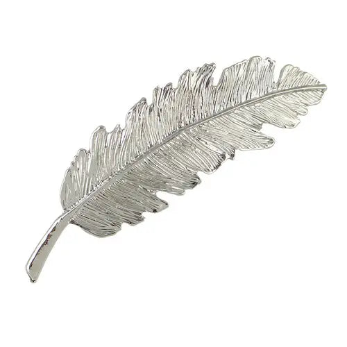 Hair Accessories Gold Silver Feather Metal Hairgrips Hair Clips Hair White Demeter