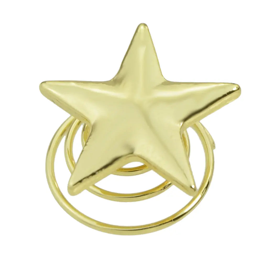 1pc Lovely Hair Accessories Gold Star Hair Clip Holder Hair Pin Hair White Demeter