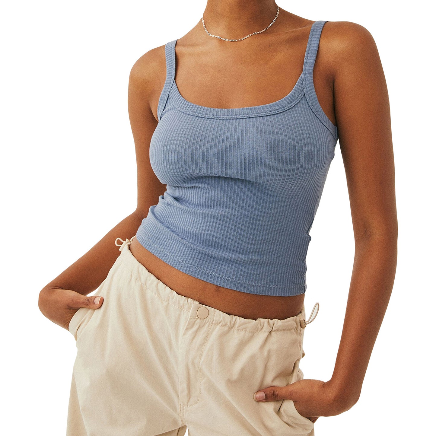 Camisole Top For Women Slim Fit Slimming Beauty Back Inner Wear Outer Wear Bottoming Vest