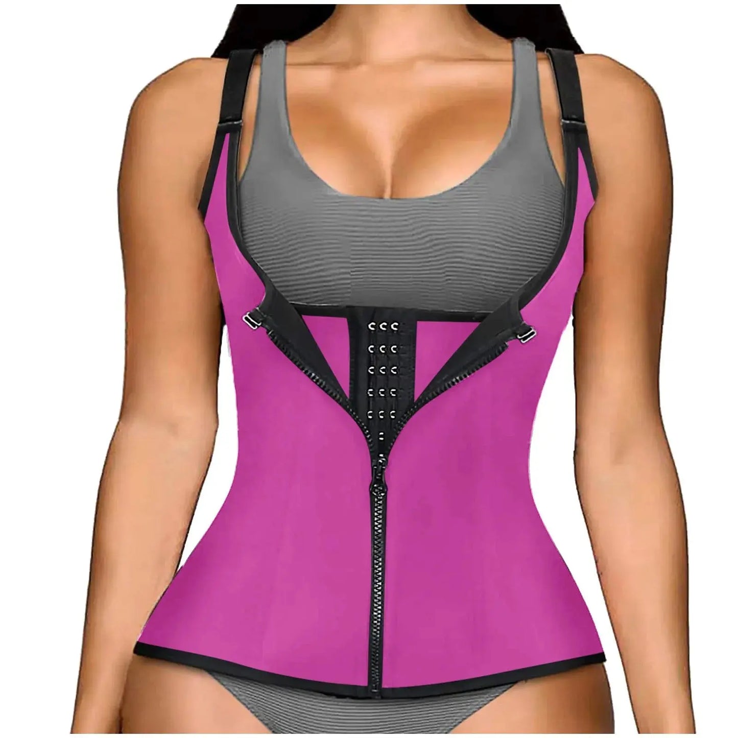 Shapewear Reducing And Shaping Girdles For Women Waist Trainer Sleeveless Bodysuit Basic Thong Slim Fit Sweatwicking Shapewear Femina Worldwide