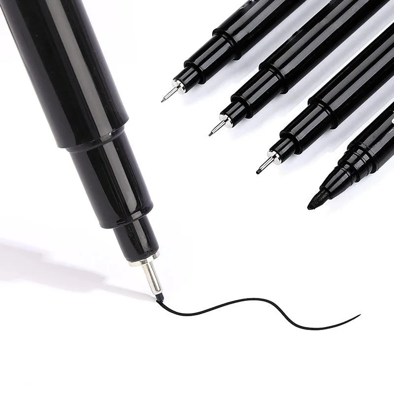 Nail Art Paintbrush With Ultra-fine Drawing Lines Edges Quick Drying Waterproof Acrylic Marker Pen Graffiti Pen