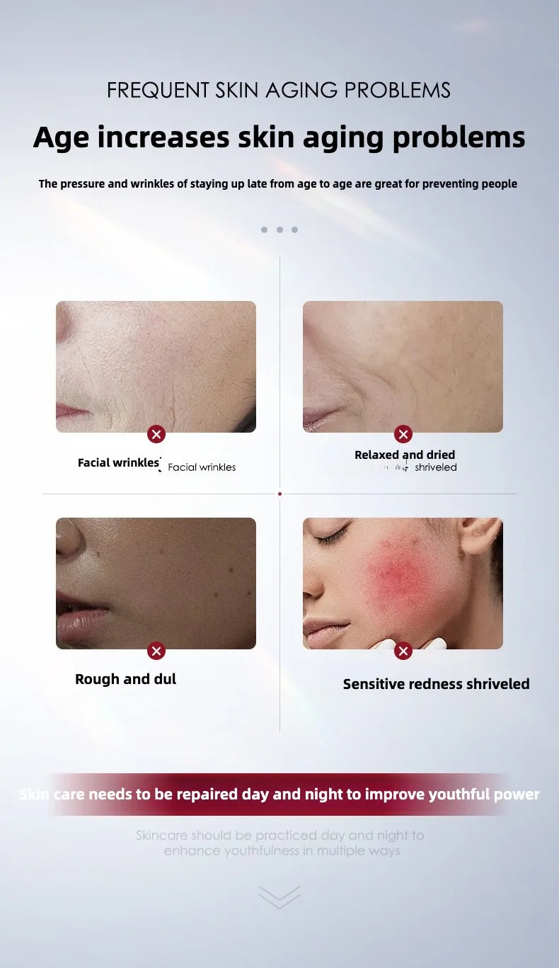 Serum Protein Essence Anti- Wrinkle Face Serum Fade Fine Lines Facial Moisturizing brightning Anti Aging Firming Skin Care