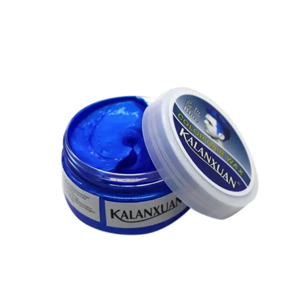 9 Color Hair Colors Wax Dye Temporary Molding Paste 8 Color Blue Burgundy Grandma Gray Green Hairs Dye Wax Mud Styling Pomade
