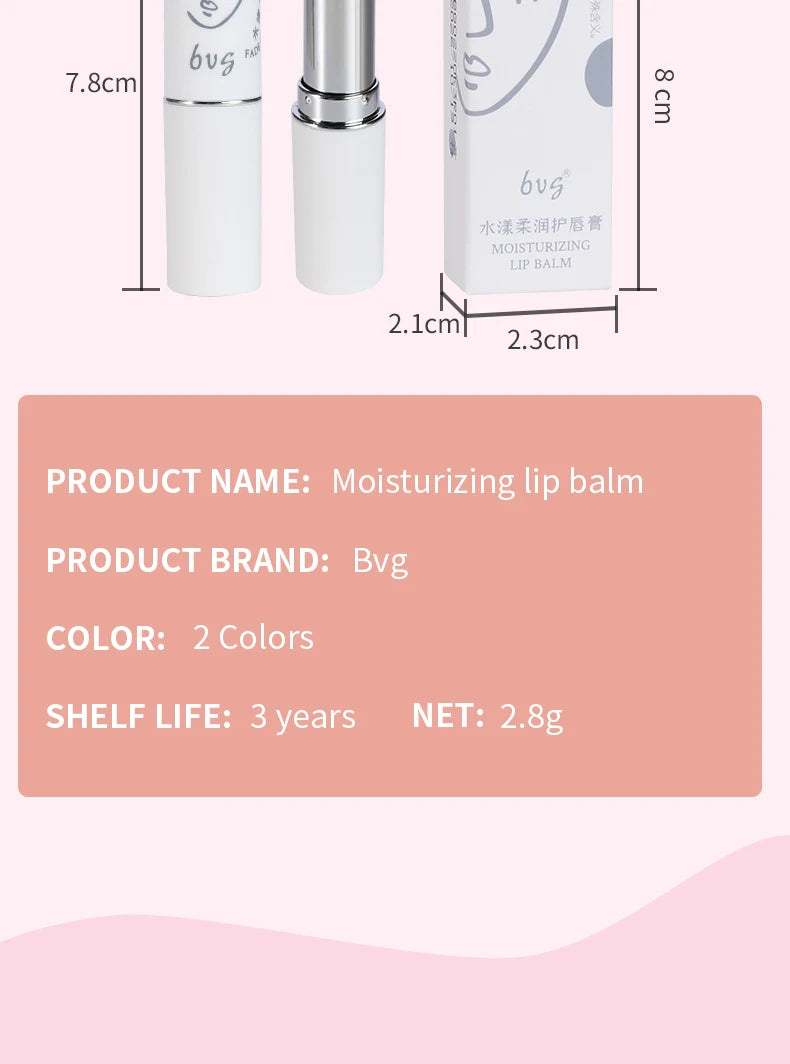 Lip Balm Long-lasting Moisturizing Mild non-stick Rich Gloss Matte Background Lip Care Cosmetics