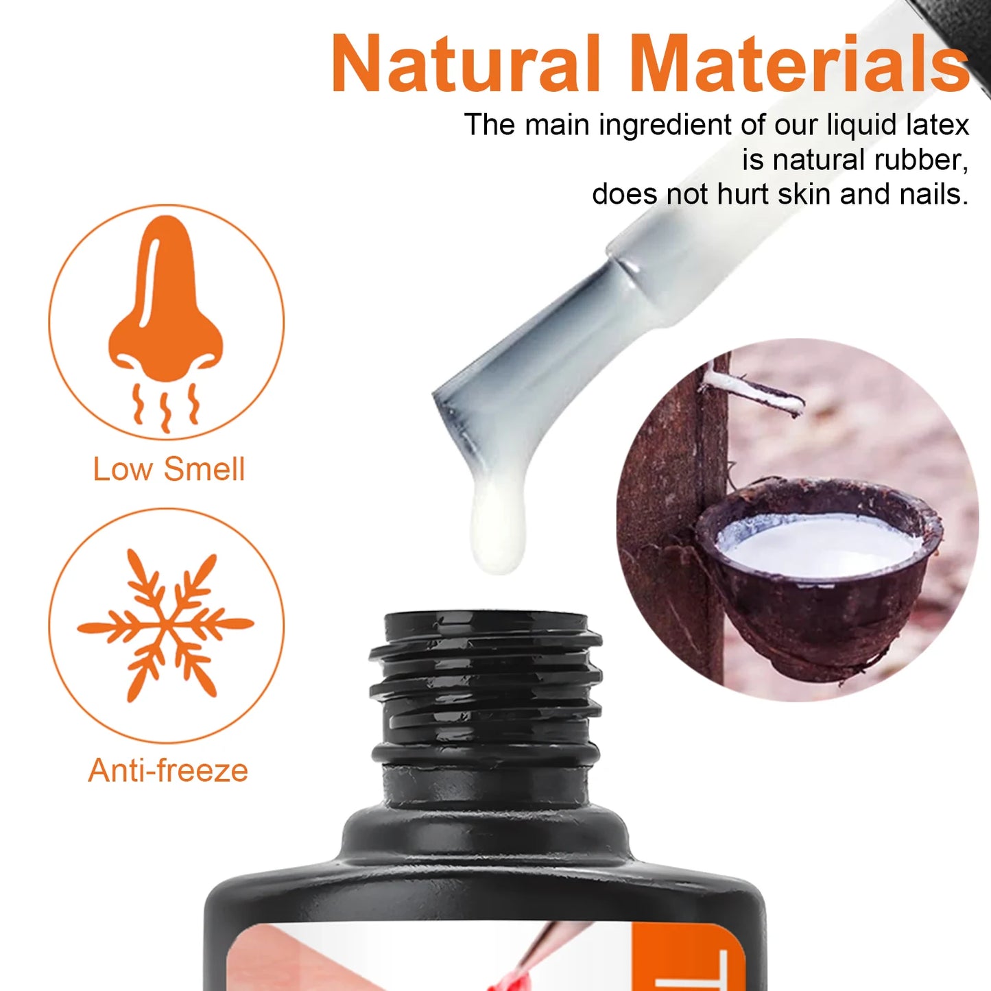 8ml Nail Peel Off Liquid Anti-Overflow Glue Edge Latex Tape, Peel OffCuticle Guard Nails Finger Lacquer Protector, Nail Polish