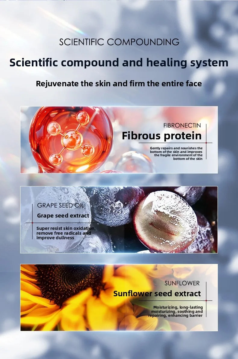 Serum Protein Essence Anti- Wrinkle Face Serum Fade Fine Lines Facial Moisturizing brightning Anti Aging Firming Skin Care