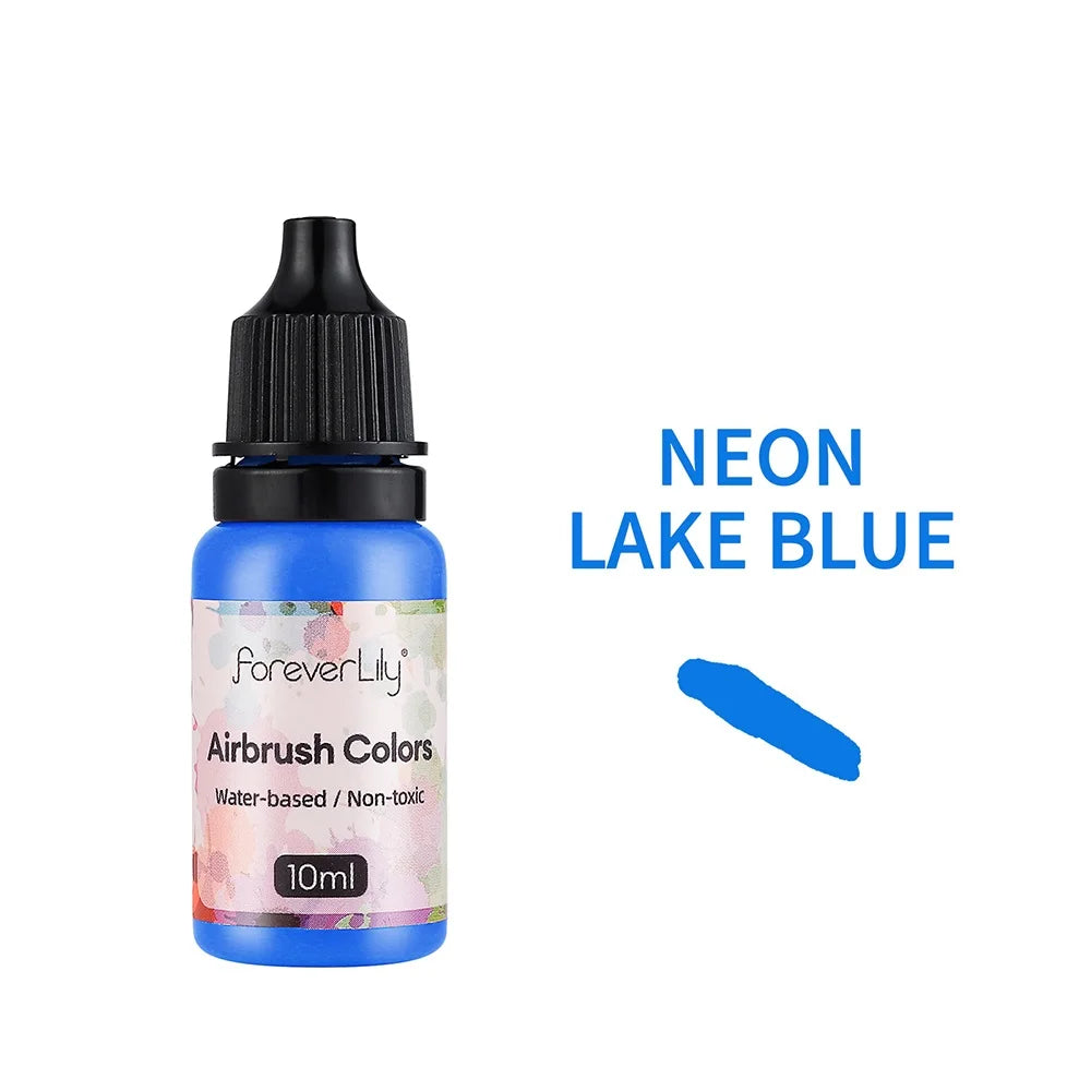 12pcs Nail Polish Paint Airbrush Nail Ink Use For Airbrush Spray Gun Color Painting Stencil Making Hollow Pattern Nail Art Tools