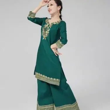 Indian traditional dress Punjab Buicourt long gown Pakistan Nepal