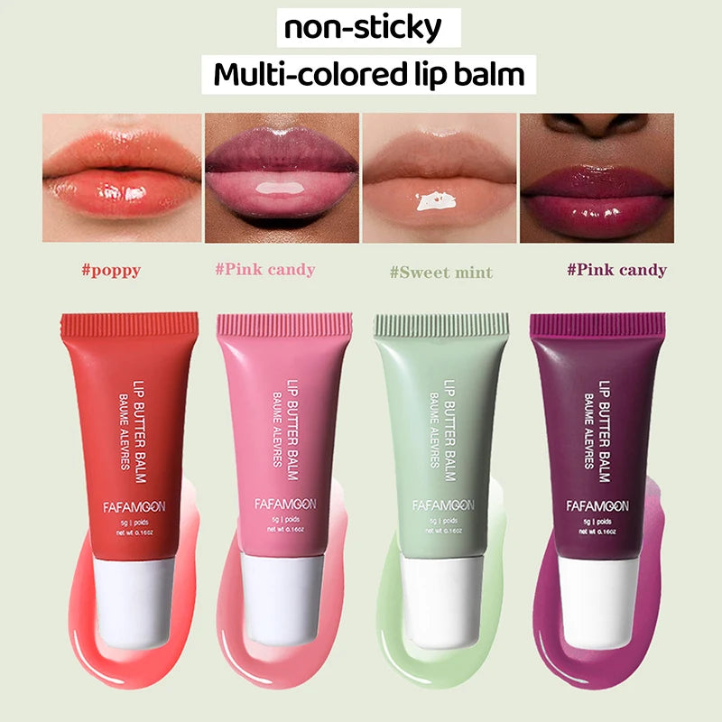 Summer Lip Moisturizing Lip Balm Care Set Lip Balm Smoothing Lip Lines Lasting Nourishment For Women Daily Care Makeup Lip Care