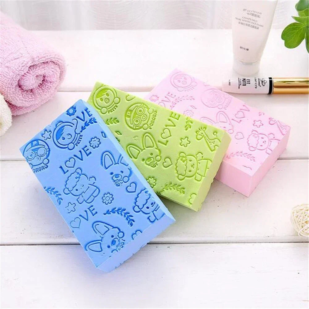 Exfoliating Scrub Shower Brush Soft Body Scrubber Bath Sponge Body Scrub Exfoliator Skin Cleaner Dead Skin Remover Bathing