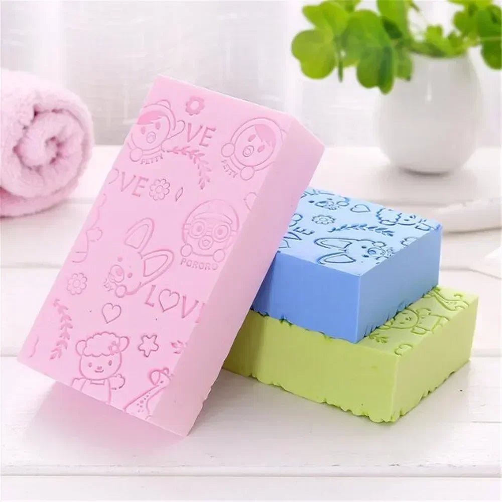 Exfoliating Scrub Shower Brush Soft Body Scrubber Bath Sponge Body Scrub Exfoliator Skin Cleaner Dead Skin Remover Bathing