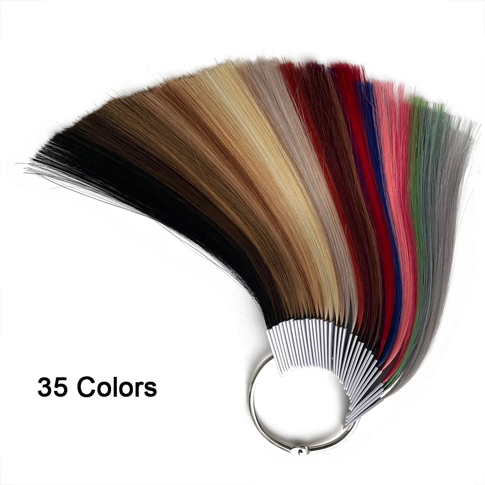 Boymia Hair Color Rings 35 Colors Available Real Natural Human Hair With Mix Color Chart For Professional Salon Dyeing