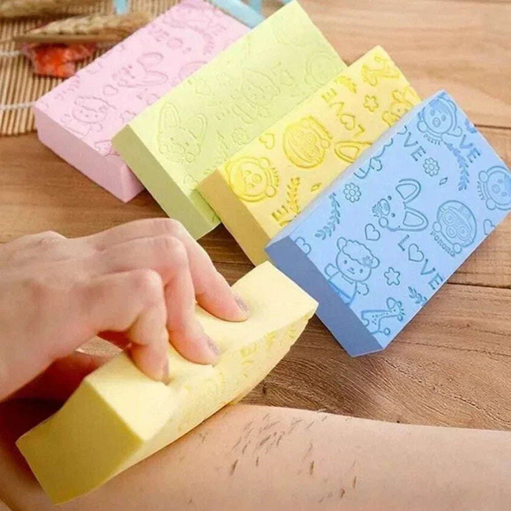 Exfoliating Scrub Shower Brush Soft Body Scrubber Bath Sponge Body Scrub Exfoliator Skin Cleaner Dead Skin Remover Bathing