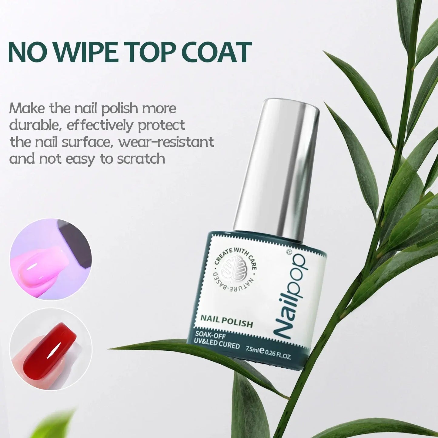 NAILPOP Gel Nail Polish Liner 8ML 5 Colors Nail Art Paint Gel for French Tips Swirls DIY Manicure Soak Off UV Cure with Brush Femina Worldwide